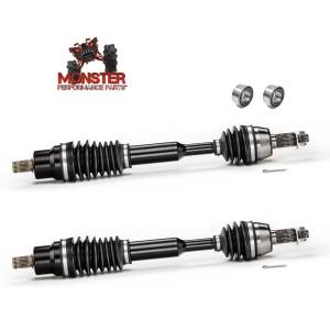 MONSTER AXLES - Monster Front Axle Pair with Bearings for Polaris RZR 570 800 08-21, XP Series - Image 1