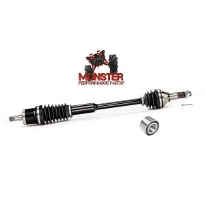 MONSTER AXLES - Monster Front Left Axle with Bearing for Can-Am Maverick 1000 13-18, XP Series - Image 1