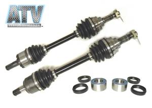ATV Parts Connection - Front Axle Pair with Wheel Bearing Kits for Kawasaki Brute Force 650i 750i 4x4 - Image 1
