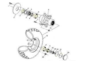 ATV Parts Connection - Front Wheel Bearing & Seal Set for Polaris ATV 3610019, 3554506, 3554507 - Image 2