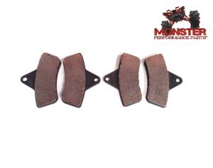 Monster Performance Parts - Monster Front Brake Pad Set for Arctic Cat 250 300 400 500 2x4 4x4 ATV - Image 1