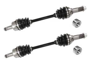 ATV Parts Connection - Front Axle Pair with Wheel Bearings for Yamaha Grizzly 550 700 & Kodiak 450 700 - Image 1