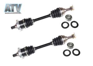 ATV Parts Connection - Front Axle Pair with Wheel Bearing Kits for Arctic Cat 250 300 374 400 500 4x4 - Image 1