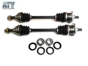 ATV Parts Connection - Front or Rear Axle Pair with Bearing Kits for Arctic Cat 400 & 500 FIS 2003-2004 - Image 1