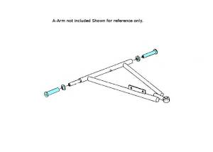ATV Parts Connection - Lower A-Arm Bushing Kit for Polaris ATV, 5433066 5020677 - Image 2