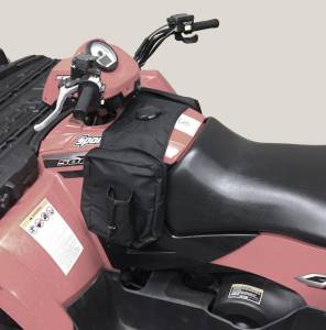 ATV Parts Connection - Padded Cargo Set with Saddle Bags for ATV & Snowmobile, Black, Weather Resistant - Image 8