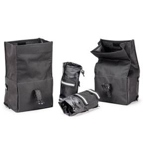 ATV Parts Connection - Padded Cargo Set with Saddle Bags for ATV & Snowmobile, Black, Weather Resistant - Image 7