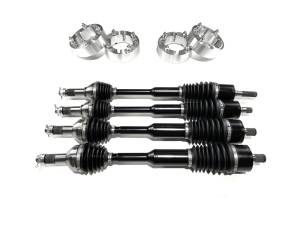 MONSTER AXLES - Monster Axles Full Set w/ 2" Spacers for Can-Am Defender HD8 & HD10, XP Series - Image 1