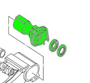 ATV Parts Connection - Rear Axle Bearing Carrier for Yamaha Raptor 660R 2001-2005 ATV - Image 4