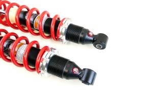 MONSTER AXLES - Monster Performance Front Monotube Shocks for Yamaha Grizzly 660 2002-2008, Red - Image 2