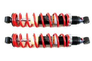 MONSTER AXLES - Monster Performance Front Monotube Shocks for Yamaha Grizzly 660 2002-2008, Red - Image 1