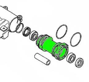 ATV Parts Connection - Rear Axle Bearing Carrier for Honda TRX300EX & TRX250X 2x4 ATV - Image 7