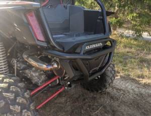 Aprove - Aprove Tercel Rear Trail Bumper for Honda Talon 1000R & 1000X, Black powder coat - Image 2