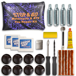 Stop & Go - Stop & Go 1066 Motorcycle/ATV Tubeless Flat Tire Repair Kit Leak Seal Tools - Image 2