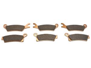 MONSTER AXLES - Monster Brake Pad Set for Can-Am Outlander ATV 705601014 705601015, Front & Rear - Image 1