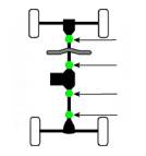 ATV Parts Connection - Set of Universal Joints for Yamaha Big Bear Grizzly & Kodiak, 5GT-46187-00-00 - Image 3