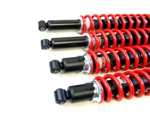 MONSTER AXLES - Monster Full Set of Gas Shocks for Honda Pioneer 700 & 700-4 2014, Linear - Image 2