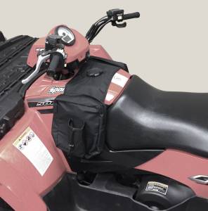 ATV Parts Connection - Padded Cargo Storage Saddle Bag for ATV UTV Motorcycle, Black, Weather Resistant - Image 2