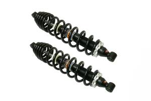 MONSTER AXLES - Monster Rear Monotube Shocks for Polaris Sportsman & Ranger 7043374, Red - Image 2