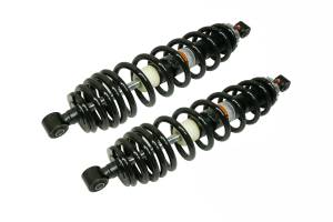 MONSTER AXLES - Monster Rear Monotube Shocks for Polaris Sportsman & Ranger 7043374, Red - Image 3