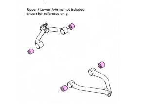 ATV Parts Connection - A-Arm Bushing Kits for Suzuki King Quad, Eiger, Vinson & Quad ATV - Image 2