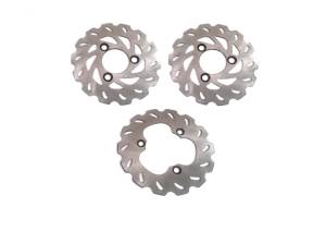 ATV Parts Connection - ATV Set of Brake Rotors for Suzuki QuadRacer 450 2x4 2006-2009 LT-R450 - Image 1