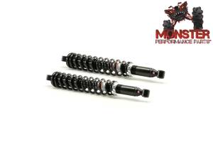 MONSTER AXLES - Monster Performance Rear Monotube Shocks for Honda Rincon 650 2003-2005, Black - Image 3