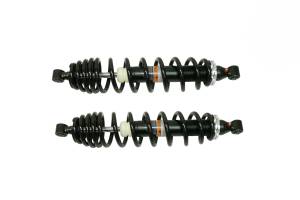 MONSTER AXLES - Monster Rear Monotube Shocks for Polaris Sportsman & Ranger 7043374, Red - Image 1