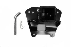 MONSTER AXLES - Monster Black Steel 2" Rear Trailer Hitch Receiver for Polaris RZR XP XP4 1000 - Image 2