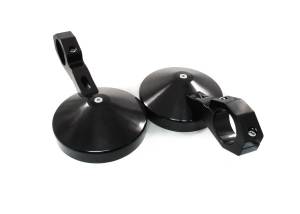 ATV Parts Connection - 5" Side View Mirrors for 1.75" Roll Cage Bar, ATV & UTV, CNC Machined Aluminum - Image 4