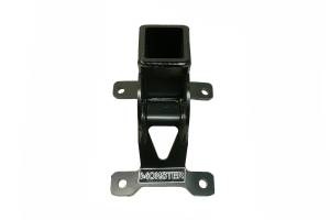 MONSTER AXLES - Monster Black Steel 2" Rear Hitch Receiver for Polaris RZR PRO XP XP4 2020-2024 - Image 3