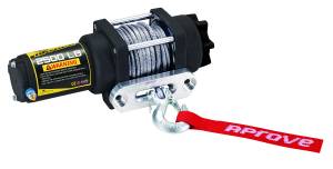 Aprove - 2500 LB Winch with Dyneema Synthetic Rope, Aprove - Image 2