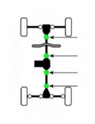 ATV Parts Connection - Drive Shaft U-Joints for Kawasaki Mule 610 2510 3010 4010 Teryx, 49050-1002 - Image 2