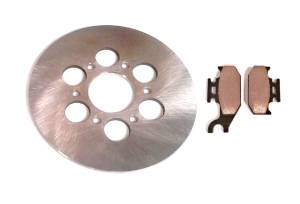ATV Parts Connection - Rear Brake Rotor & Pads for Yamaha 5UG-F5831-00-00, Rhino 450 660 2004-2009, Quiet Braking, Low-Dust, Quality Tested, ATVPC - Image 1