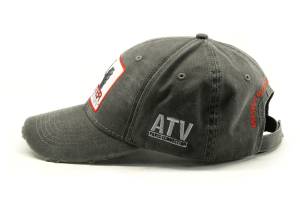 MONSTER AXLES - Monster Performance Parts Authentic Baseball Cap, 100% Cotton, Grey, Adjustable, Comfortable Fit, Pre-Curved, All Weather, Rough Edges, First Generation, Monster Axles Original Issue - Image 2