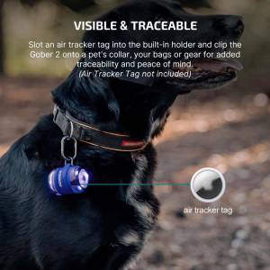 Olight - Gober 2 Smart Signal Light, One Switch Control, Rechargeable, USB-C Charging Port, 6 Color Settings Group Activities, Pet Tracking, Safety - Image 12