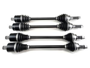 Precision Full CV Axle Set for Polaris 1334351, 1333748, Front & Rear, Quality Tested, Heat-Treated, 4140 Chromoly Steel, Exact Fit, ATVPC