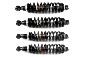 Monster Full Shock Set for John Deere AM142425, AM142425, Front & Rear, Gator 625 825 855, Monotube, Responsive Handling, Quality Tested, Gas-charged, Anti-foam, Anti-shear, Adjustable