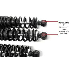 ATV Parts Connection - Precision Full Shock Set for Honda Foreman 400 1995-2003 4x4 TRX400FW, Front & Rear, Quality Tested, Smooth Ride, Gas-Charged, Anti-Foam, Anti-Shear, ATVPC - Image 4