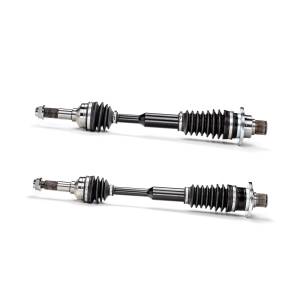 Monster XP Series Rear CV Axles for Yamaha Rhino 450 & 660 2004-2009, Left & Right, Telescoping, Built Tough, 4340 Chromoly Steel, Direct Fit, Factory Length with 4" of Travel