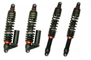 Monster Performance Full Shock Set for CFMOTO 5BWA-050500-10000, 5BWA-060500-10001, Front & Rear, ZFORCE 500 800, Monotube, Quality Tested, Gas-charged, Anti-foam, Anti-shear, Adjustable