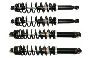 Monster Performance Full Shock Set for Can-Am 706201170, 706001904, Front & Rear, Monotube, Responsive Handling, Quality Tested, Gas-charged, Anti-foam, Anti-shear, Adjustable