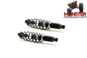 MONSTER AXLES - Monster Performance Full Shock Set for Polaris 7041762, 7043100, Front & Rear, Sportsman & Hawkeye, Monotube, Responsive Handling, Quality Tested, Gas-charged, Anti-foam, Anti-shear, Adjustable - Image 2