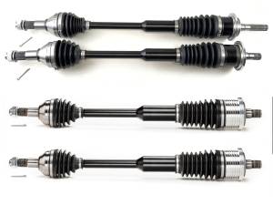 Monster XP Series Full CV Axle Set for Can-Am 705401387, 705401878, 705502356, Telescoping, Built Tough, 4340 Chromoly Steel, Direct Fit, Factory Length with 4" of Travel