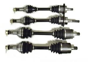 Precision Full CV Axle Set for Can-Am 705401578 705401579, Front & Rear, Quality Tested, Heat-Treated, 4140 Chromoly Steel, Exact Fit, ATVPC