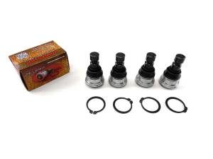 MONSTER AXLES - Monster Performance Full Ball Joint Set for Polaris 7710533, 7081263, 7081991, Upper & Lower, Heavy Duty, 4340 Chromoly Steel, Greaseable, Low Friction, Adjustable, Chrome Plated, Set of 4 - Image 3