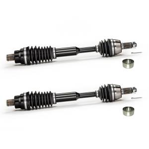 Monster XP Series Rear CV Axles & Brgs for Polaris 1332873, Left & Right, Sportsman & Scrambler 550 850 1000, Telescoping, Built Tough, 4340 Chromoly Steel, Factory Length with 4" of Travel