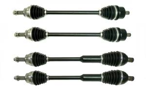 Precision Full CV Axle Set for Arctic Cat Textron Wildcat XX 2018-2019, Front & Rear, Quality Tested, Heat-Treated, 4140 Chromoly Steel, Exact Fit, ATVPC