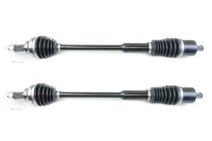 Monster XP Series Front CV Axles for Polaris 1334491, Left & Right, RZR XP XP4 1000 2017 2018 2019, Telescoping, Built Tough, 4340 Chromoly Steel, Direct Fit, Factory Length with 4" of Travel