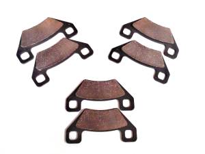 Monster Performance Full Brake Pad Set for for Arctic Cat 1436-420, 1502-694, 1402-929, Front & Rear, Quiet Braking, Low-Dust, All-Weather, Quality Tested